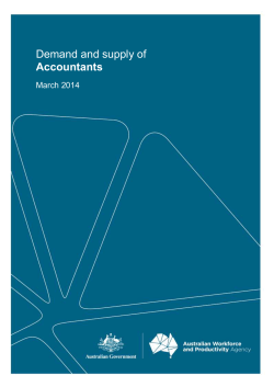 Accountants demand and supply paper 2014
