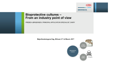 Bioprotective cultures - Mejeriteknisk Selskab