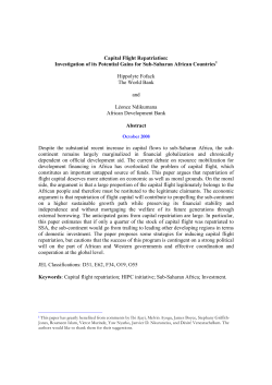 2008 AEC - Capital Flight Repatriation: Investigation of its Potential