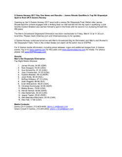 X Games Norway 2017 Day One News and Results— James Woods