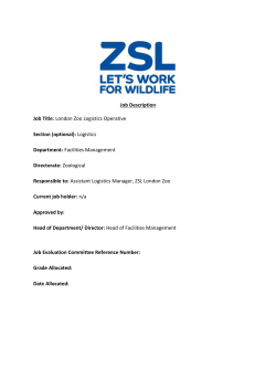 Job Description Proforma