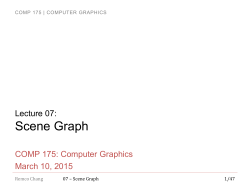 Scene Graph - CS @ Tufts