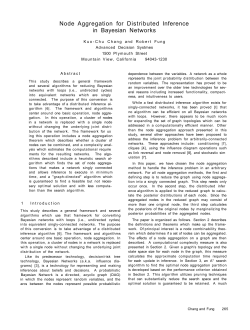 Node Aggregation for Distributed Inference in Bayesian