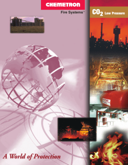 CO2 Low Pressure - Associated Fire Protection