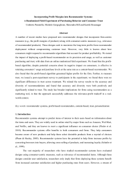 Incorporating Profit Margins into Recommender Systems: A