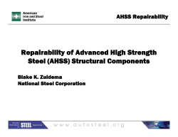 AHSS Repairability