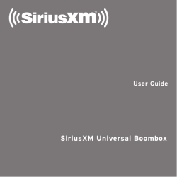 SiriusXM Universal Boombox