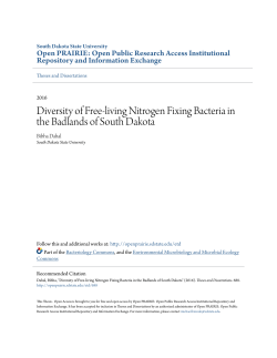 Diversity of Free-living Nitrogen Fixing Bacteria in