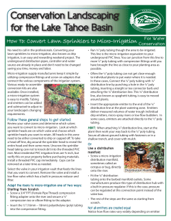 Converting Lawn Sprinklers to Drip Irrigation.indd