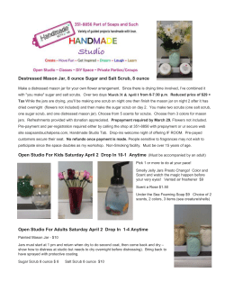 Destressed Mason Jar, 8 ounce Sugar and Salt Scrub, 8 ounce