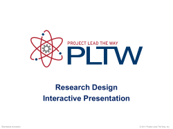 Research Design Interactive Presentation