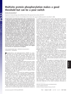 Multisite protein phosphorylation makes a good threshold but can be