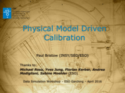 Model Based Calibration