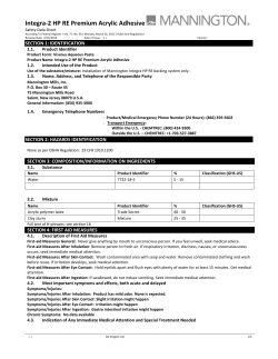 Integra-2 HP RE Premium Acrylic Adhesive