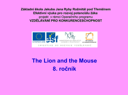 Sn&iacute;mek 1 - Z&aacute;kladn&iacute; &scaron;kola Rožmit&aacute;l pod Třem&scaron;&iacute;nem