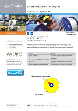 DrakaElite 900 &micro;m Buffer - BendBright-XS_2011.04