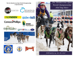 Fur Rendezvous Open World Championship Sled Dog Race
