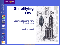 Simplifying OWL