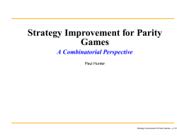 Strategy Improvement for Parity Games