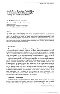Atomic X-ray Transition Probabilities: A Comparison of the Dipole