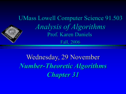 COMP 150 - UML Computer Science