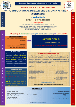 Computational Intelligence in Data Mining C