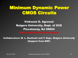 Digital Circuit Design for Minimum Transient Energy and a Linear