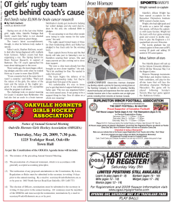 OT girls` rugby team gets behind coach`s cause