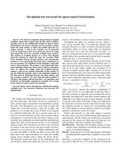 On optimal tree traversals for sparse matrix factorization