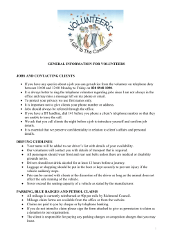 GUIDELINES Guidelines - Ham and Petersham SOS