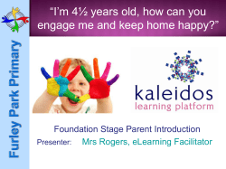 Kaleidos Portal+ Admin "Managing KLP"