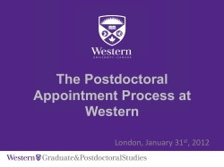 Current Process Stage Two &ndash; Administering the Appointment