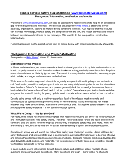 Illinois bicycle safety quiz challenge (www