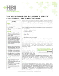 SSM Health Care Partners With RSource to Maximize Patient Non