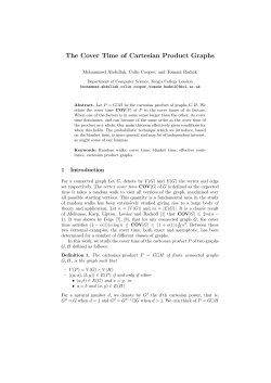 The Cover Time of Cartesian Product Graphs