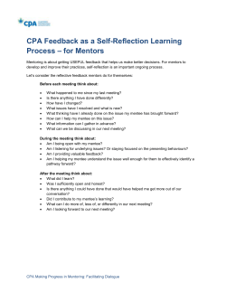Feedback as a Self-Reflection Learning Process