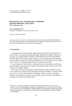 David SAPPINGTON * A standard result in the principal