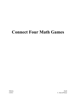 Connect Four Math Games