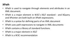 Loading the XML Document