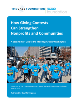 How Giving Contests Can Strengthen Nonprofits