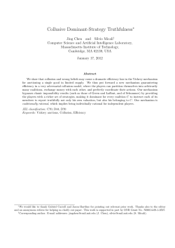 Collusive Dominant-Strategy Truthfulness