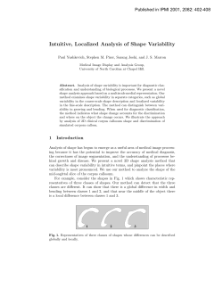 Intuitive, Localized Analysis of Shape Variability
