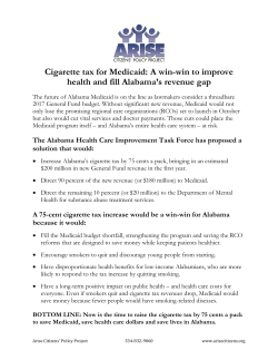 A win-win to improve health and fill Alabama`s revenue gap