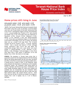 Teranet-National Bank House Price Index