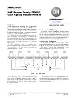 AND9244 - KAE Sensor Family EMCCD Gain