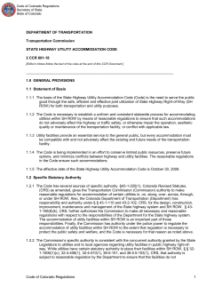 2 CCR 601-18 - Colorado Secretary of State