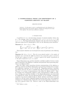A combinatorial proof and refinement of a partition identity of