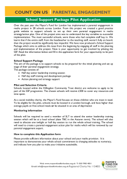 Mayor`s Fund for London - Mayors Fund for London