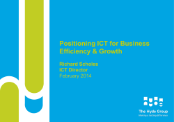 The Hyde Group &ndash; Positioning ICT for business efficiency and growth