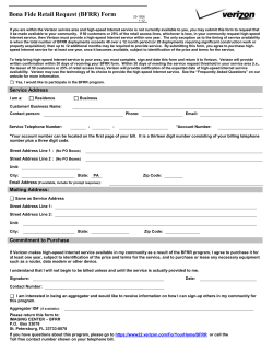 Operator Services SPOC